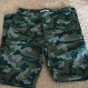 Lands End Camo Jeggings